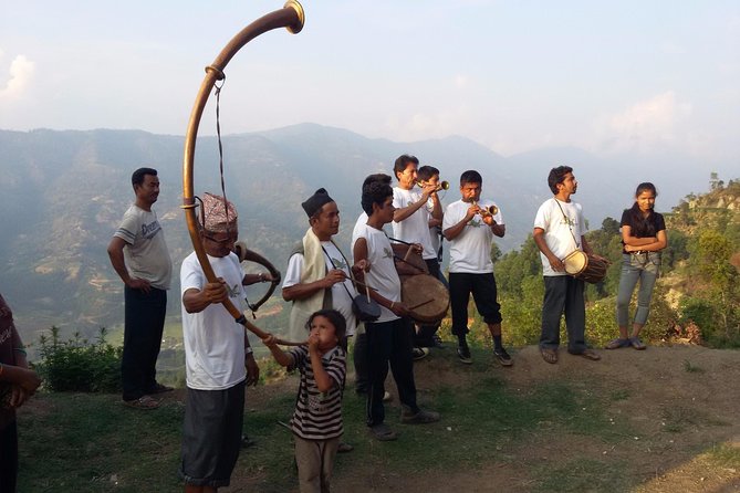 Easy Short Trek Nagarkot Namobuddha Panauti Near Kathmandu - Nagarkot View Tower and the early mountain light