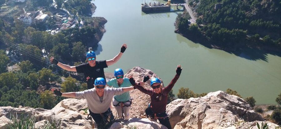 El Chorro: Climb Via Ferrata at Caminito del Rey - The zipline and the two bridges