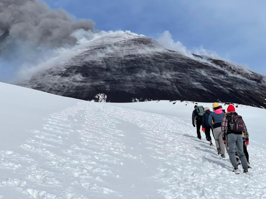 Etna South: High Altitude Winter Trek with an Alpine Guide - The possible lava channel and return cable car