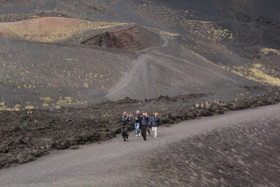 Etna Southern Slope Guided Easy Trek - Walking the upper Silvestri Craters