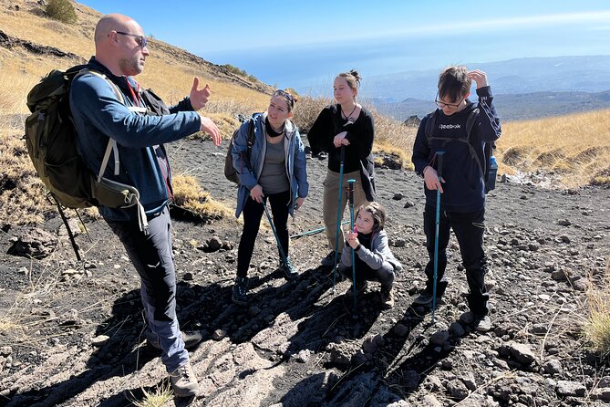 Etna trekking tour - Descending through ash, lapilli, and volcanic sand