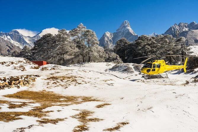 Everest Base Camp Helicopter Tour with Landing - Lukla: the first mountain stop