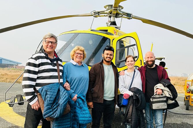 Everest Base Camp Helicopter Tour with Stop at Everest View Hotel - Flying toward Lukla and the Everest region