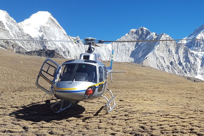 Everest Base Camp Landing by Helicopter at kalapathar View Point - A Himalayan morning from Kathmandu to Kala Patthar