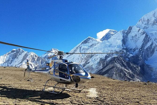 Everest Base Camp Landing by Helicopter at kalapathar View Point - Kala Patthar and the Everest Base Camp views