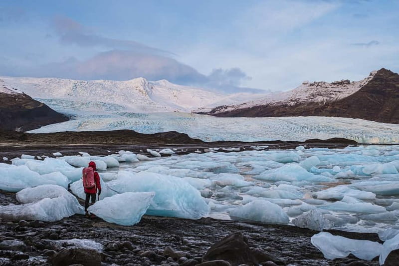 Fjallsárlón: Secluded Glacier Hike and Iceberg Boat Tour - The return boat ride completes the route