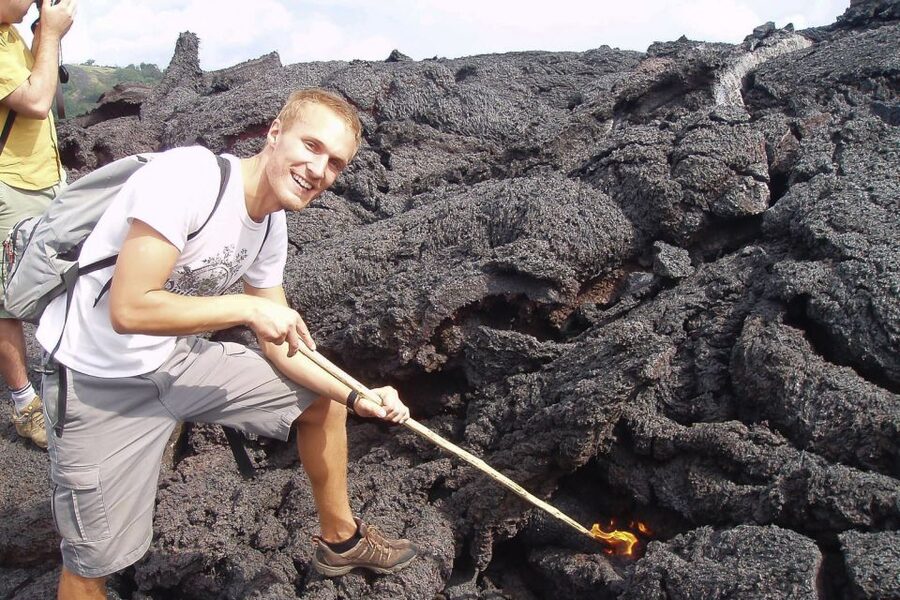 From Antigua: Pacaya Volcano Trek - The descent and return to Antigua