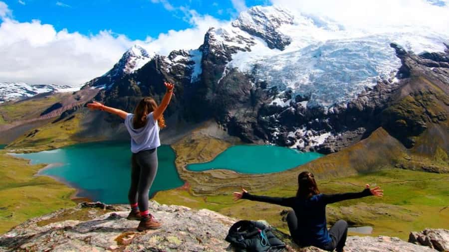 From Cusco: 7 Lagoons of Ausangate Trek with Hot Springs - The route to Azulcocha and Otorongo