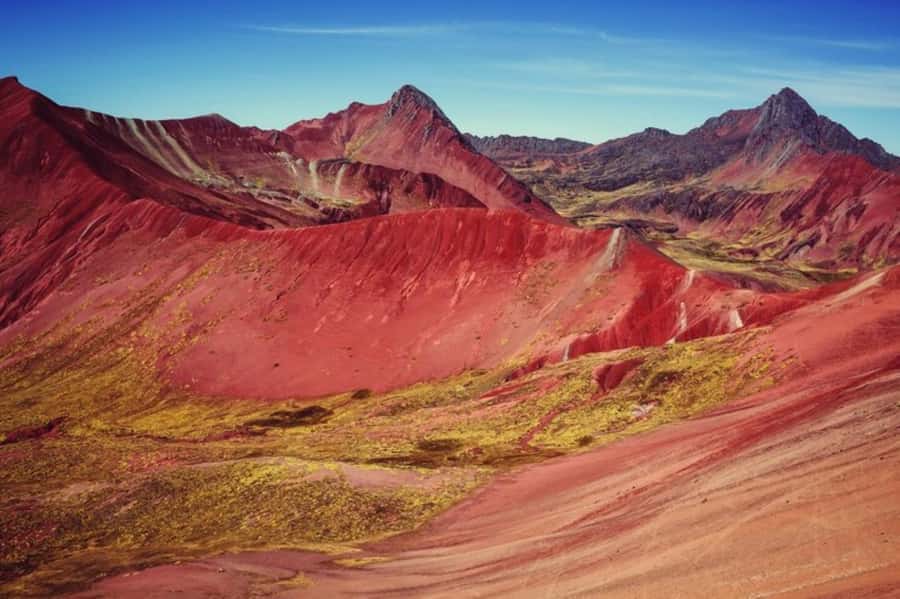 From Cusco: Rainbow Mountain Hike + Lunch - The uphill walk to Rainbow Mountain