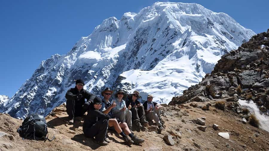 From Cusco: Salkantay trek 5 days/4 nights meals included - Day two over Salkantay Pass at 4,650 meters