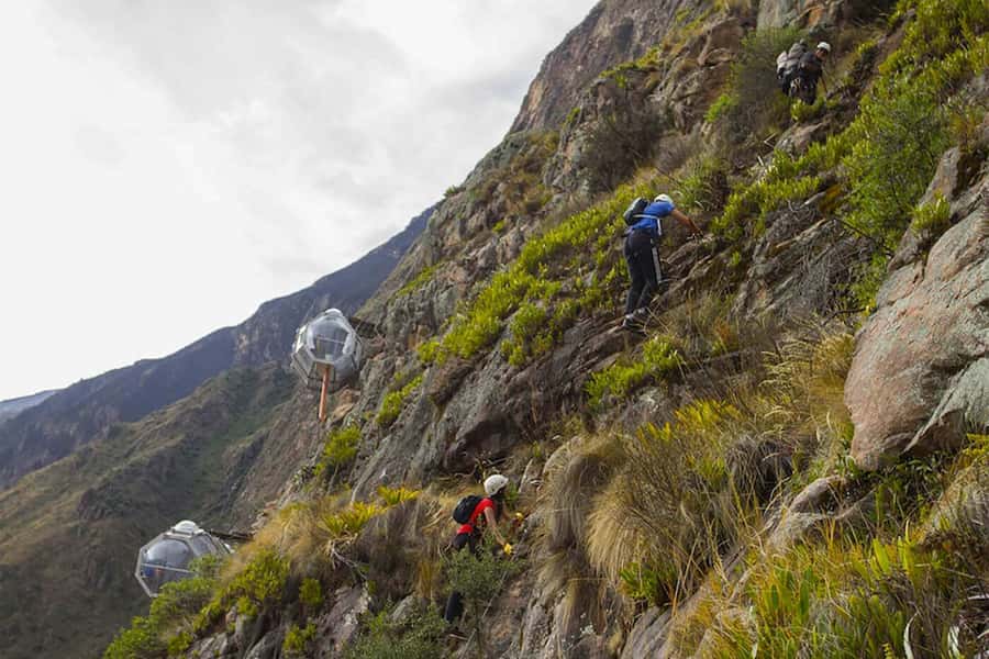 From Cusco: Via Ferrata and Sky Lodge Zipline - Climbing 300 meters above the Sacred Valley