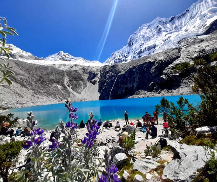 From Huaraz: Lake 69 Trek Day Tour - White Mountain Range - Llanganuco Valley and the two roadside lakes