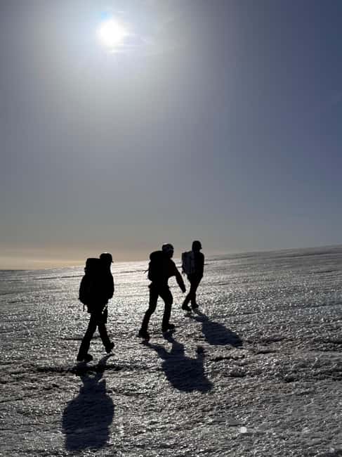 From Jökulsárlón: Vatnajökull Easy Level Glacier Hike - A short walk before the crampons go on