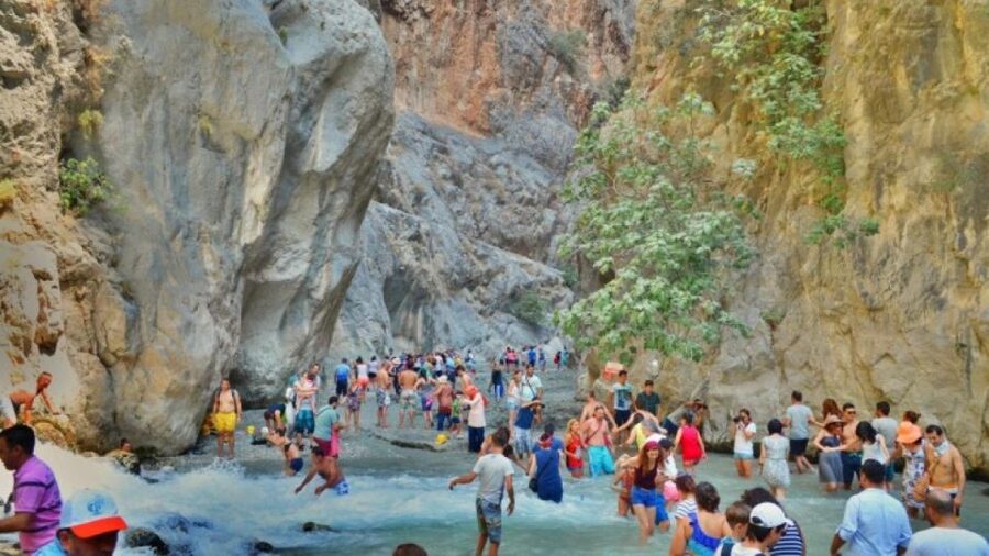 From Kalkan: Saklikent Gorge and Gizlikent Waterfall Trek - Saklikent Gorge and its cold stream