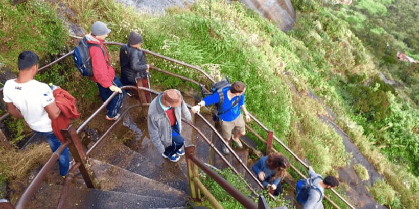 From Kandy: Adams Peak Guided hike via Peak Wilderness - Descending by the Murray estate route