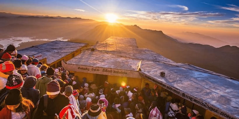 From Kandy: Adams Peak Guided hike via Peak Wilderness - Leaving Kandy at 9:30 p.m.