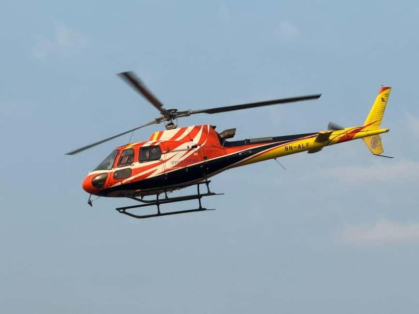 From Kathmandu: Everest Base Camp Landing Helicopter Tour - Over the Khumbu region toward Everest