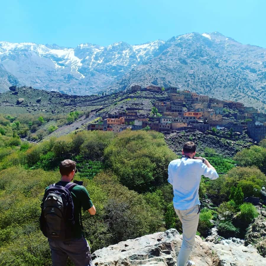 From Marrakech: Taoudja Summit Hike in the Atlas Mountain - The final climb to Taoudja Peak