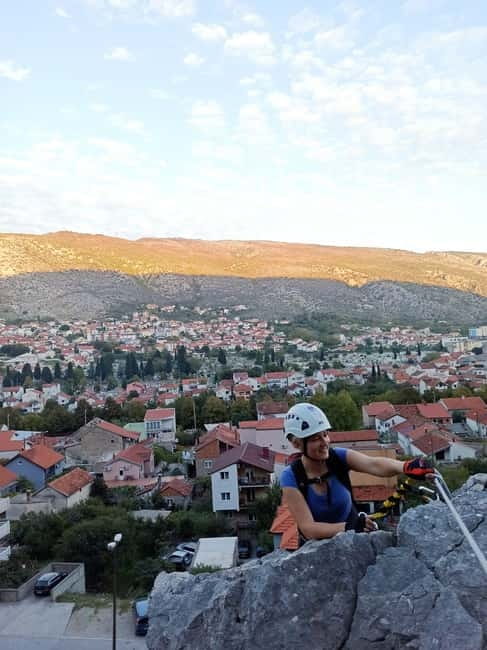 From Mostar: Via Ferrata Hum Climbing Experience - Climbing steel cables, ladders, and footholds