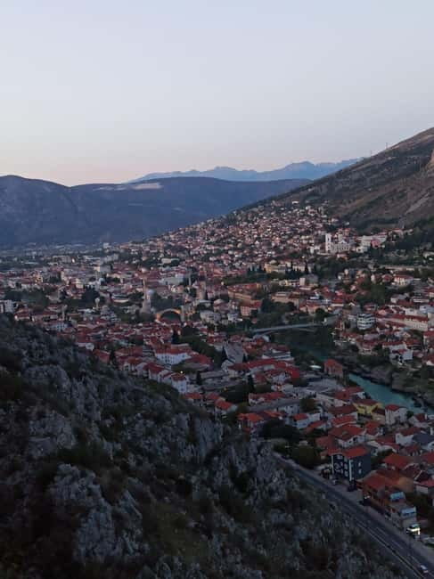 From Mostar: Via Ferrata Hum Climbing Experience - The cross and the walk back down