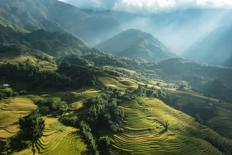 From Sapa: Y Linh Ho, Lao Chai & Ta Van Trek Day Tour - Ta Van, with a proper lunch break