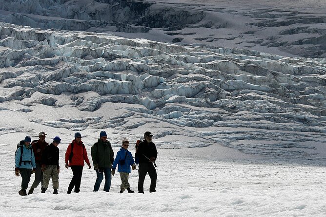 Full Day Guided Glacier Hike on The Athabasca with IceWalks - What you see beyond the easy viewpoint