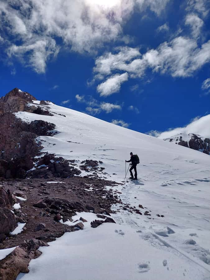 Full-Day Trek to Cerro El Pintor from Santiago - The summit and Cerro El Plomo views