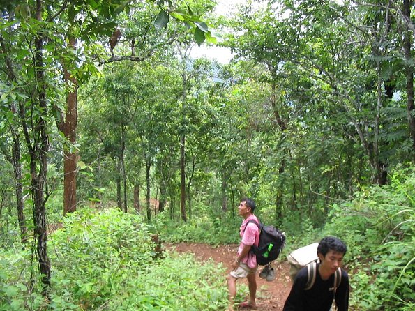 Full Day Trek to Kuang Si Waterfalls, Remote Village - Arriving above Kuang Si Falls