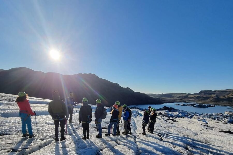 Glacier Hike, South Coast Iceland, Black Beach & Sky Lagoon - A short stop at Seljalandsfoss