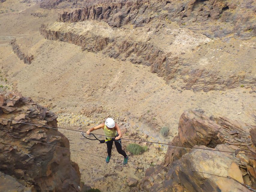Gran Canaria: Cliff Climbing Via Ferrata Trip by Maspalomas - From Bahía Feliz to the foot of the cliff