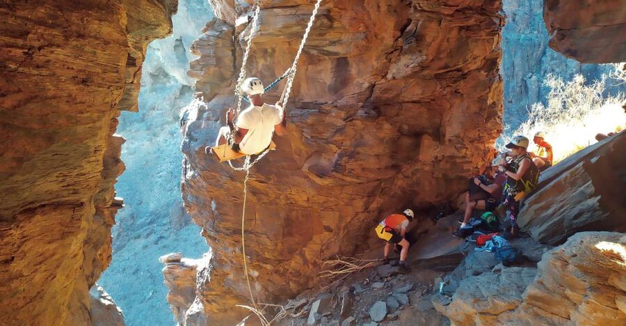 Gran Canaria: Cliff Climbing Via Ferrata Trip by Maspalomas - The rock route, caves, and changing levels of effort