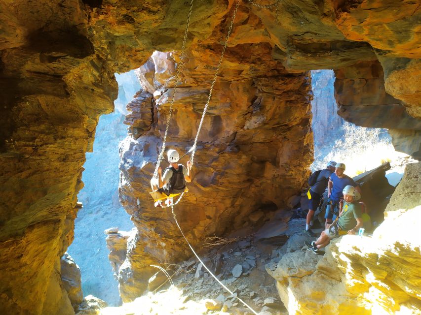 Gran Canaria: Cliff Climbing Via Ferrata Trip by Maspalomas - The highest swing in Gran Canaria