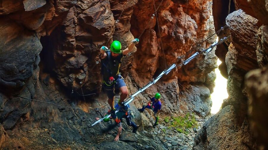Gran Canaria: Guided Via Ferrata and Zipline Adventure - Caves, cables, and changing height