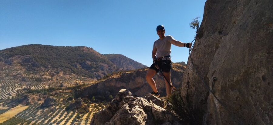 Granada: Via Ferrata Moclín with Transfers - A picnic and toast after the climb