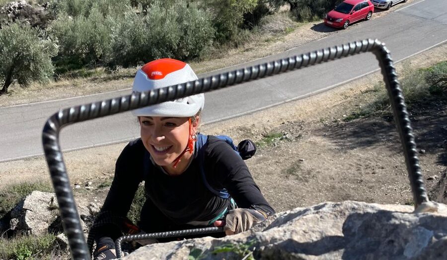 Granada: Via Ferrata Pueblos de Moclin - Iron ladders, chains, and the first real challenge