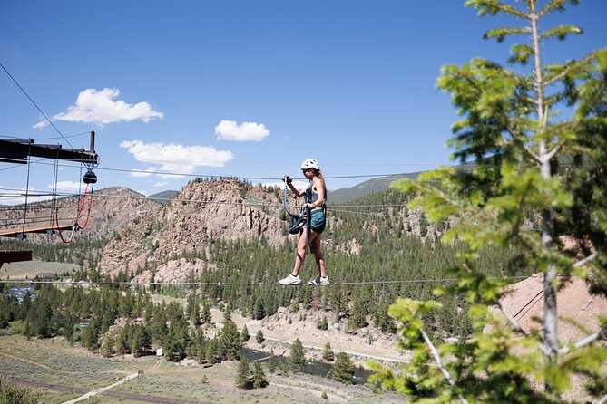 Granite Via Ferrata Climbing Experience in Buena Vista - Cliffside paths, iron rungs, and suspended bridges