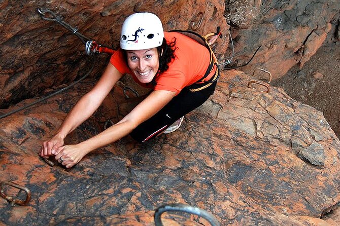 Half-Day Adventure and Climbing Via Ferrata in Gran Canaria - Climbing Above the Degollada de las Yeguas