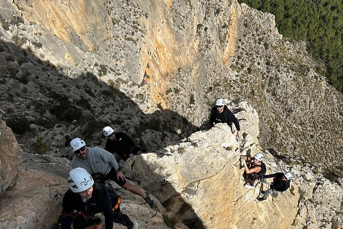 Half-Day Climbing Experience on Via Ferrata del Ponoig - The summit at León Dormido