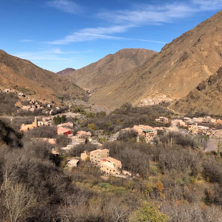 Half Day Guided Trek departure from Imlil - Walking through Tidli’s villages and forest