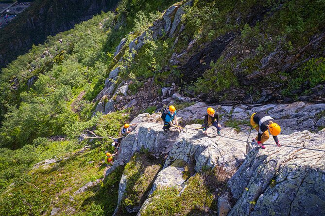 Half-Day Hiking in Mosjøen Via Ferrata - Storfjellet and the 700-meter zipline finish