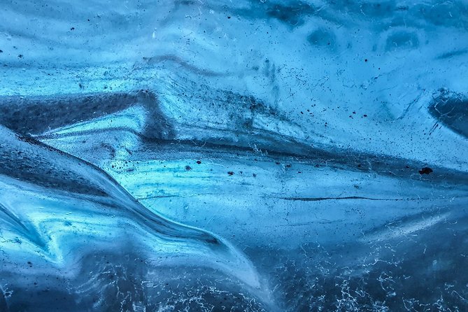 Ice Cave and Glacier Walk into Blue Glacier Canyon - Inside the blue ice caves