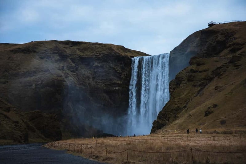 Iceland: Private South Coast, Waterfalls, and Glacier Hike - Skógafoss brings the power