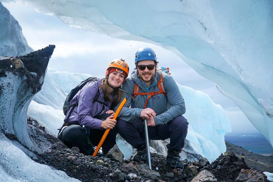 Iceland: Vatnajokull Glacier Hike and Ice Cave Tour - Learning to walk on a glacier