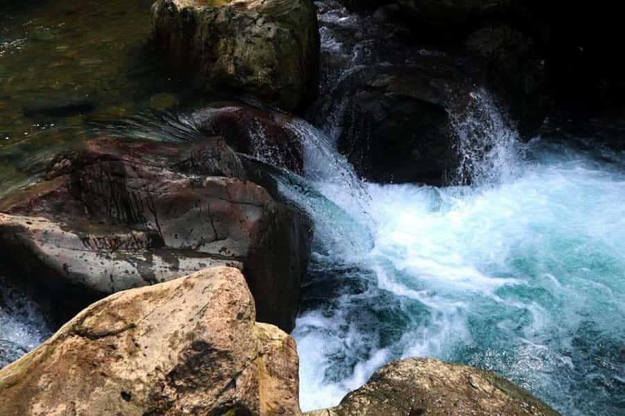 Jakarta: Botanical Garden & Rainforest Trekking to Waterfall - Cikaracak Waterfall and the cold-water payoff