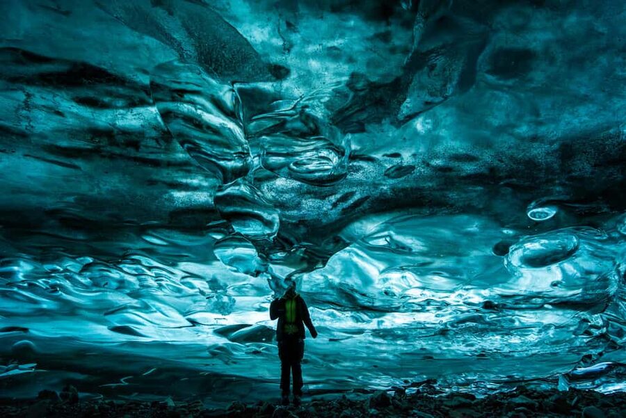 Jökulsárlón: Glacier Hike to a Remote Ice Cave - Blue ice, ice canyons, and changing caves