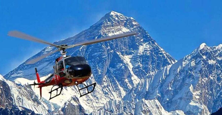 Kathmandu: Everest Base Camp Helicopter Tour with Landings - Pheriche and the change to a smaller flight