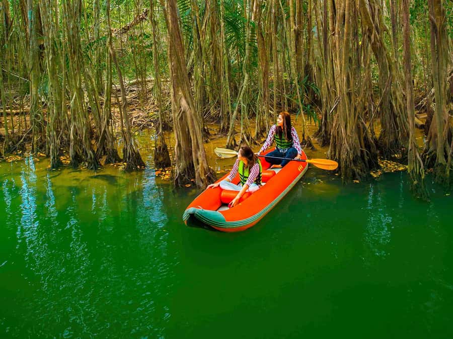 Khao Lak's Little Amazon: Canoe, Trek & Waterfall Day Trip - Swimming at Tam Nang or Sai Roong Waterfall