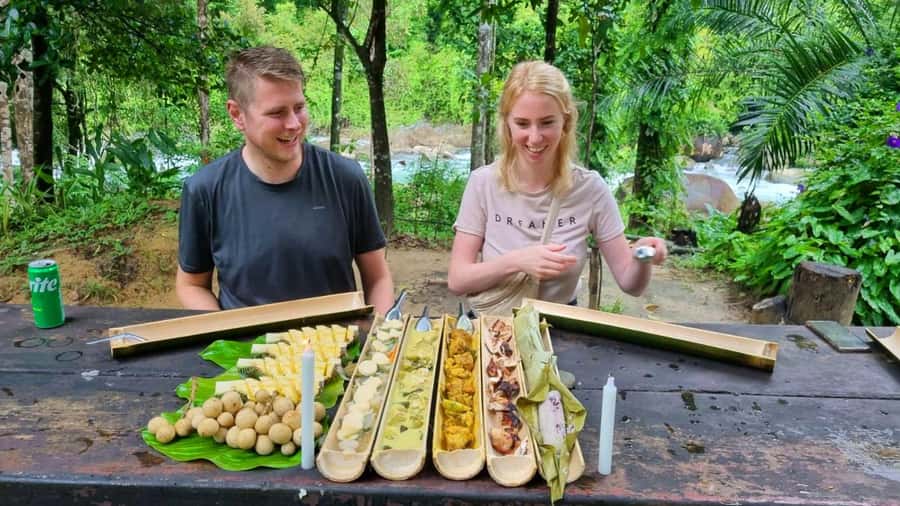 Khao Sok: Private Jungle Trek, Waterfall Swim & Bamboo Lunch - Walking beneath Khao Sok’s tall forest