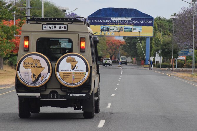 Kilimanjaro Airport Transfer | Pick Up & Drop up | With BURIGI CHATO SAFARIS LTD - What you pay for at $100 per person