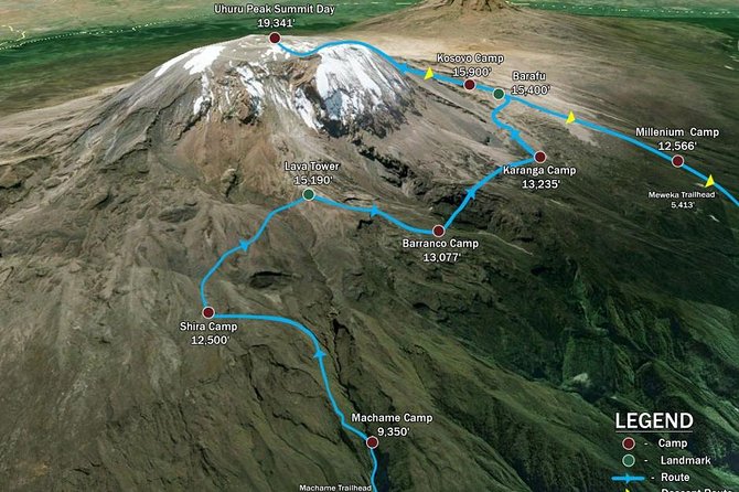 KILIMANJARO MACHAME ROUTE, (Climb 7days) "Whiskey" route - Why the Machame Route Works So Well in Seven Days